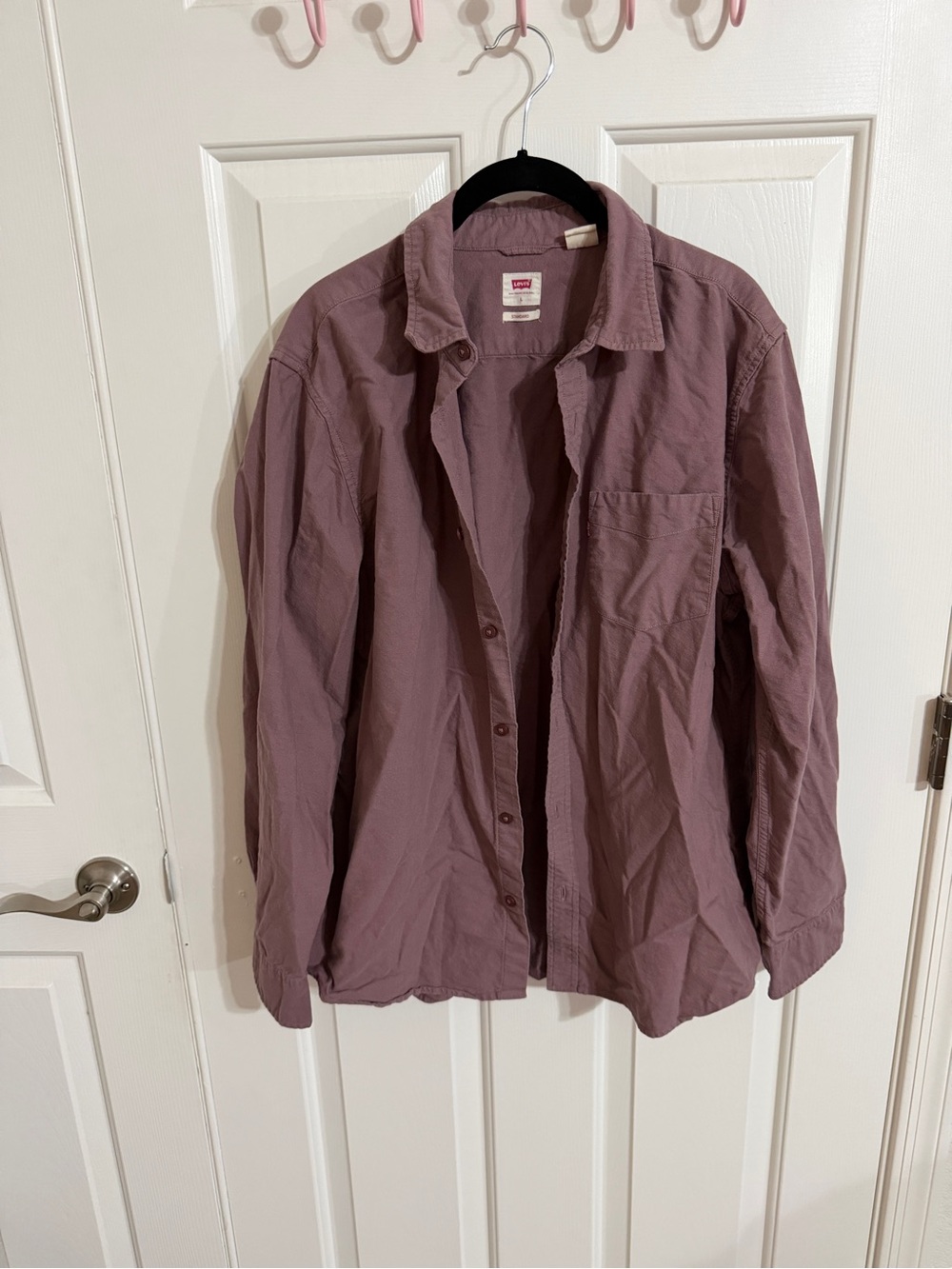 Levi's Mauve Lightweight Button-Up Shirt Jacket